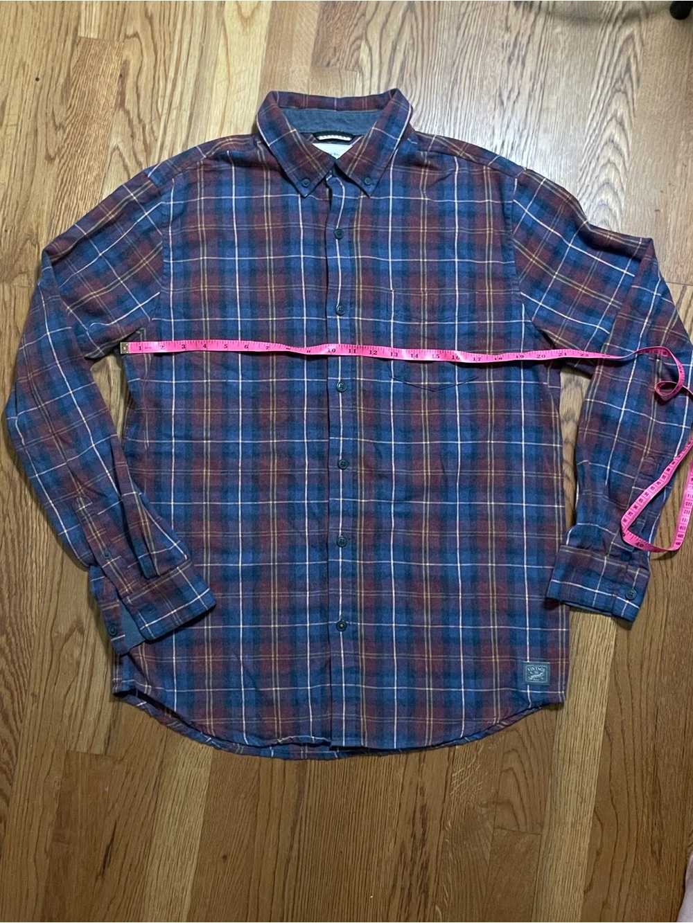 Weatherproof Vintage Plaid Flannel Shirt - Fits Like XL